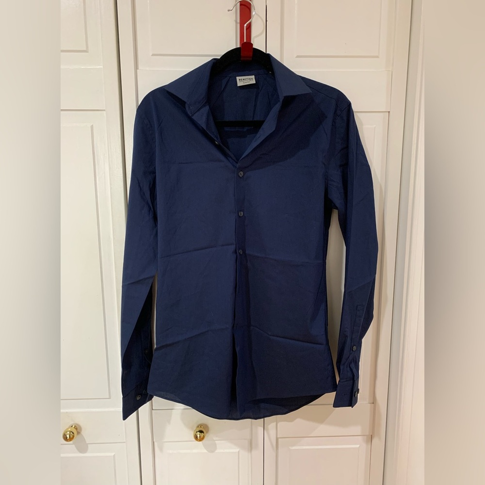 Reaction Kenneth Cole Slim Fit Button Down Dress Shirt